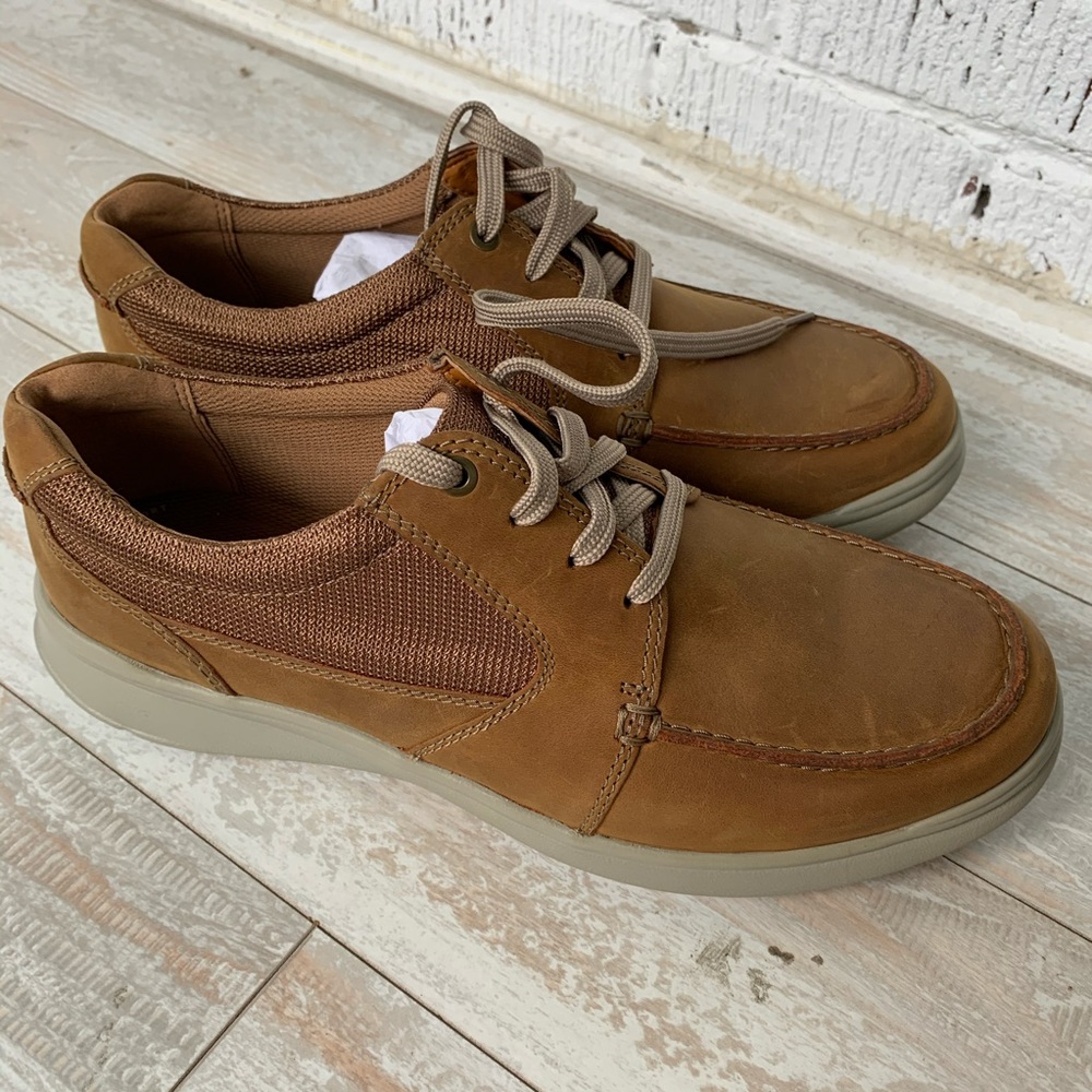 Clarks Cotrell Lane Leather Sneaker NIB